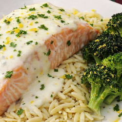 Creamy Lemon Garlic Salmon