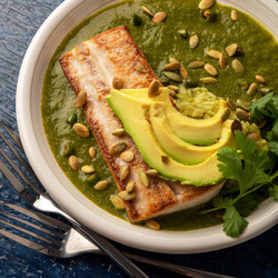 Dorado With Cilantro Sauce