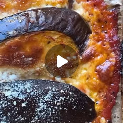 Cheesy Baked Hasselback Eggplant