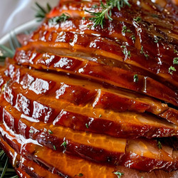 Slow Cooker Honey Glazed Ham