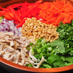 Vietnamese Inspired Ginger Chicken Salad
