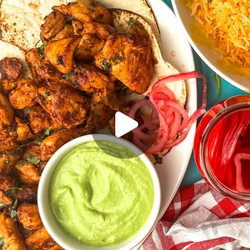Honey Chipotle Chicken With Spicy Avocado Sauce