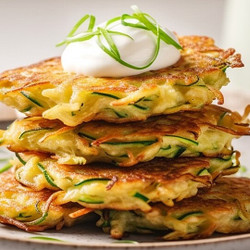 Zucchini-puffer - Schnell &amp; Einfach