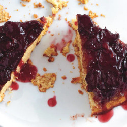 Cherry-cornmeal Upside-down Cake