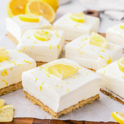 4 Ingredient No Bake Lemon Bars