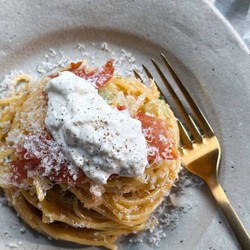 Eenpansgerecht: Romige Pasta Met Prei En Burrata