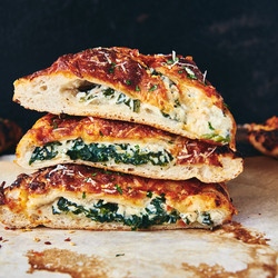 Spinach-ricotta Calzone