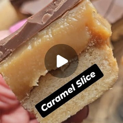 Easiest Caramel Slice