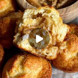 Sourdough Popovers With Whipped Honey Cinnamon Butter