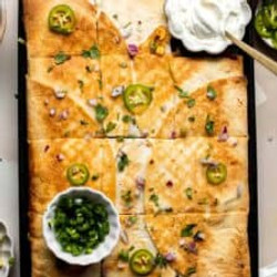 Sheet Pan Quesadillas