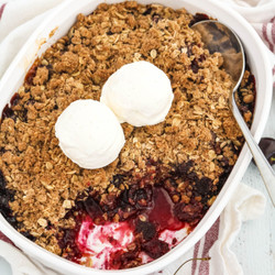 Fresh Cherry Crisp
