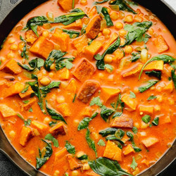 Butternut Squash Curry with Chickpeas