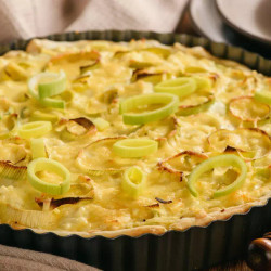 Quiche Aux Poireaux Rapide À La Pâte Brisée