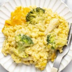 Cheesy Chicken And Rice Casserole