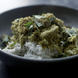 Jackfruit Curry Met Zelfgemaakte Serundeng