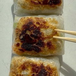 Crispy Rice Paper Dumplings 🥟