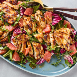 Miso-butter Chicken With Grapefruit