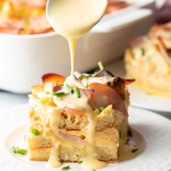 Easy Eggs Benedict Casserole With Blender Hollandaise