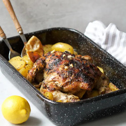 Oven Lemon Chicken (pečena Piletina Sa Limunom) easy main one pot