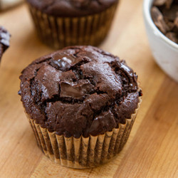 Cake Mix Chocolate Muffins