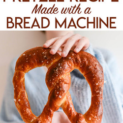 Auntie Anne's Pretzel (made With A Bread Machine!)