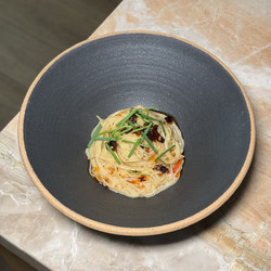 Sesame Noodles With Chili Oil &amp; Scallions
