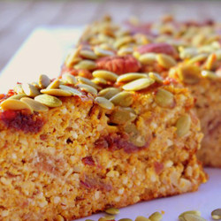 Pumpkin, Date And Almond Loaf