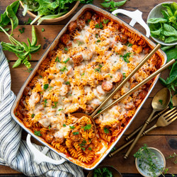 Dump-and-bake Italian Sausage Casserole