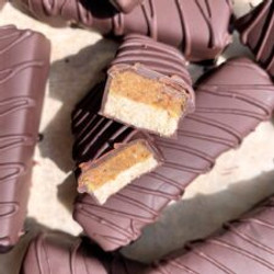 Homemade Twix Bars (vegan, Paleo, Nut Free)