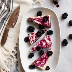 Blackberry Cheesecake Brownies