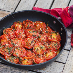 Tomates Provençales À La Poêle, Presque Confites