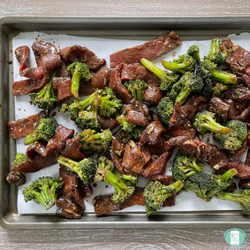 Sheet Pan Beef And Broccoli