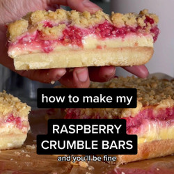 Raspberry Crumble Bars