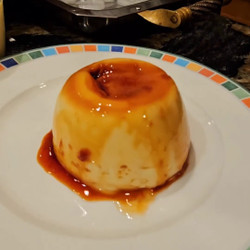 10 Minute Microwave Flan For Two