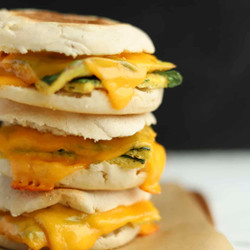 Protein Packed Egg Muffin Sandwiches