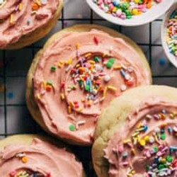 Soft Frosted Sugar Cookies