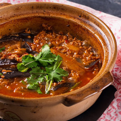 Chinese Aubergine With Pork Mince