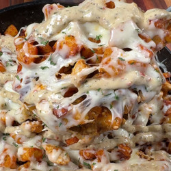 Garlic Parmesan Chicken &amp; Potato Skillet