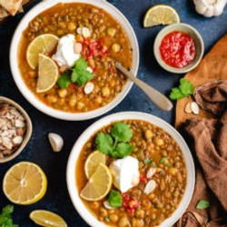 Harira (moroccan Chickpea And Lentil Soup)