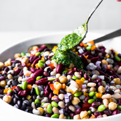 Steak Chimichurri 3- Bean Salad