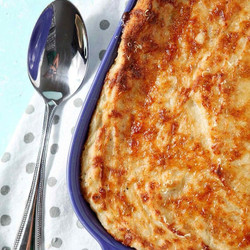 Garlic Parmesan Mashed Potato Casserole Recipe