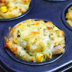 Savory Corn Cheese Muffins