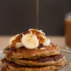 Gluten-free Banana Oat Pancakes