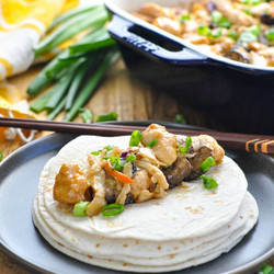 Dump-and-bake Moo Shu Chicken