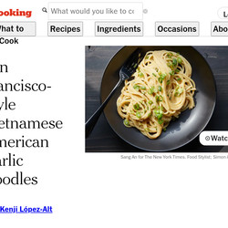 San Francisco-style Vietnamese American Garlic Noodles