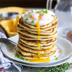 Savory Pancakes With Parmesan And Herbs