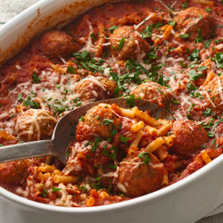Make-ahead Spaghetti And Meatball Casserole