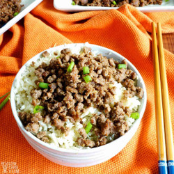 Keto Korean Ground Beef Bowl