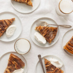 Pumpkin Spice Ruffled Milk Pie