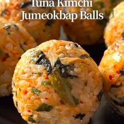 Chumoppa ronde au thon et au kimchi